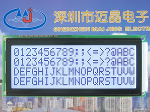 2004B模块,LCM系列.字符.图形点阵,深圳LCD,液晶显示器MJ2004LCD液晶显示器，深圳市迈晶电子科技有限公司