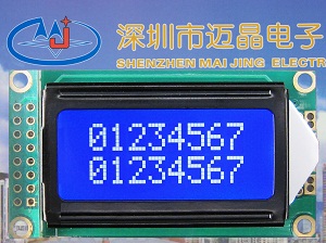 MJ0802B,LCD系列产品.LCM液晶屏.模块,模组,质量好长期免费保修LCD液晶显示器，深圳市迈晶电子科技有限公司